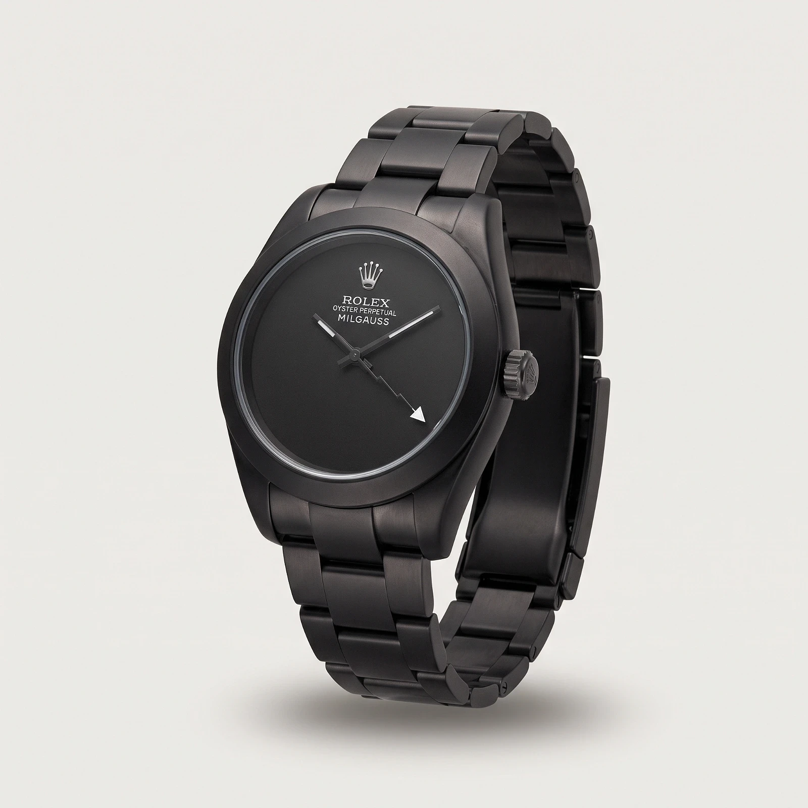 Montre Homme Minimaliste — Noir Mat Intégral